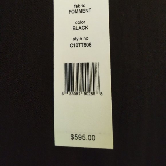 NEW $595 BLACK Theory Theyskins "Dinta" Wool/Silk Sleeveless Dress 4 Small - Picture 5 of 12